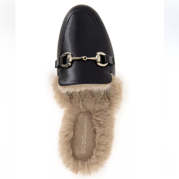 NWT BCBGeneration Zorie-2 Faux Fur Lined Mule Loafer - Picture 4 of 13